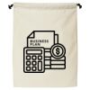 Double Cinch Recycled Canvas Shoe and Accessory Bag Thumbnail