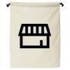 Double Cinch Recycled Canvas Shoe and Accessory Bag Thumbnail