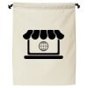 Double Cinch Recycled Canvas Shoe and Accessory Bag Thumbnail