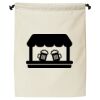 Double Cinch Recycled Canvas Shoe and Accessory Bag Thumbnail